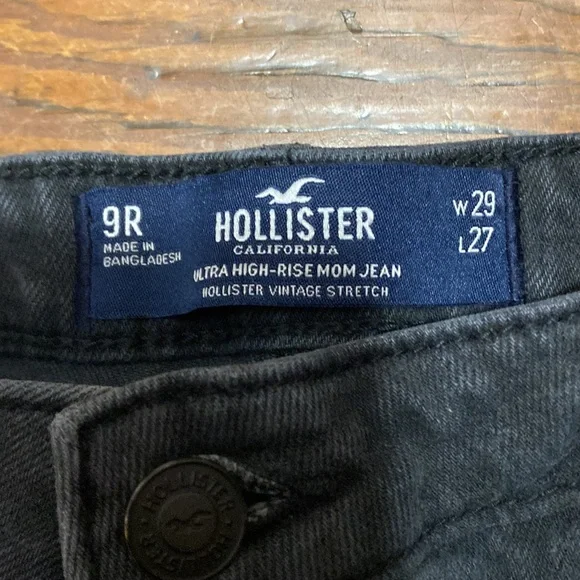Hollister Ultra High-Rise Mom Jean Vintage Stretch Jeans #291N - Picture 4 of 5